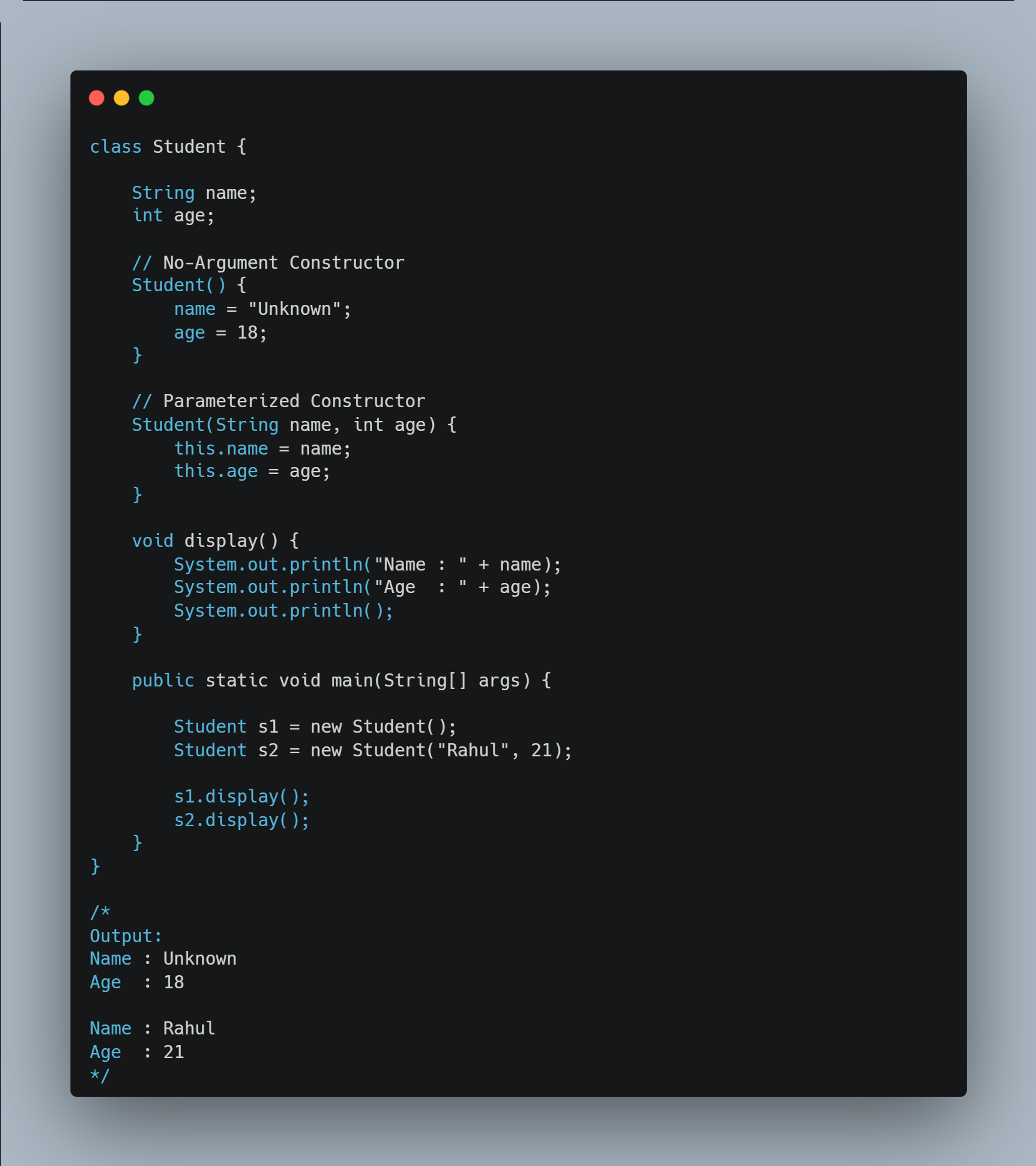 Constructor — figure 3