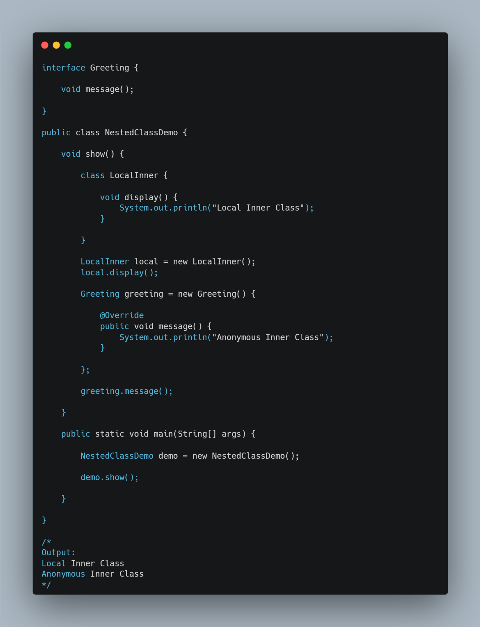 Nested Classes — figure 5