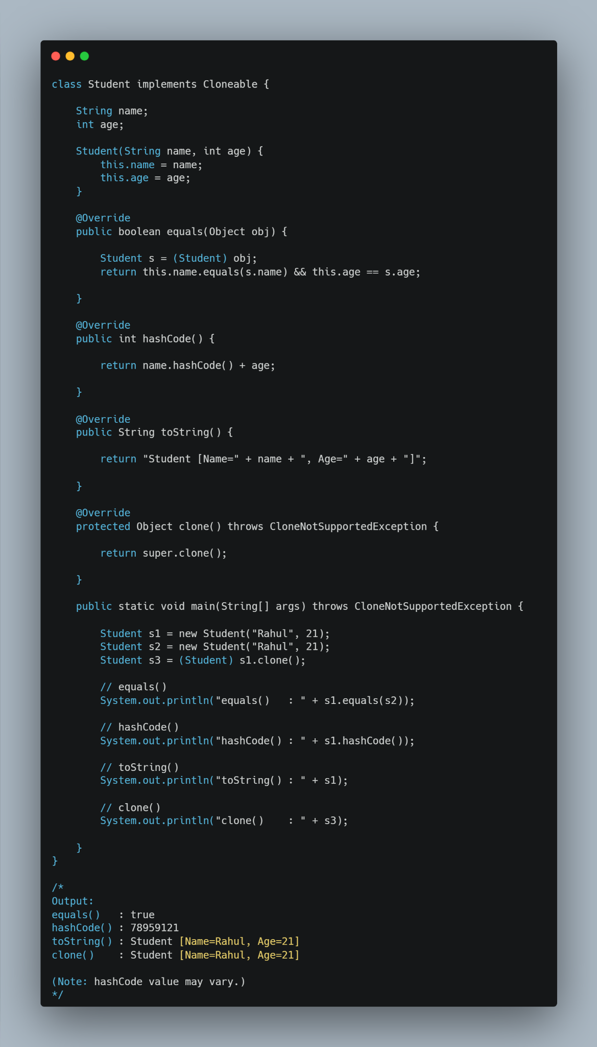 Object Class — figure 2
