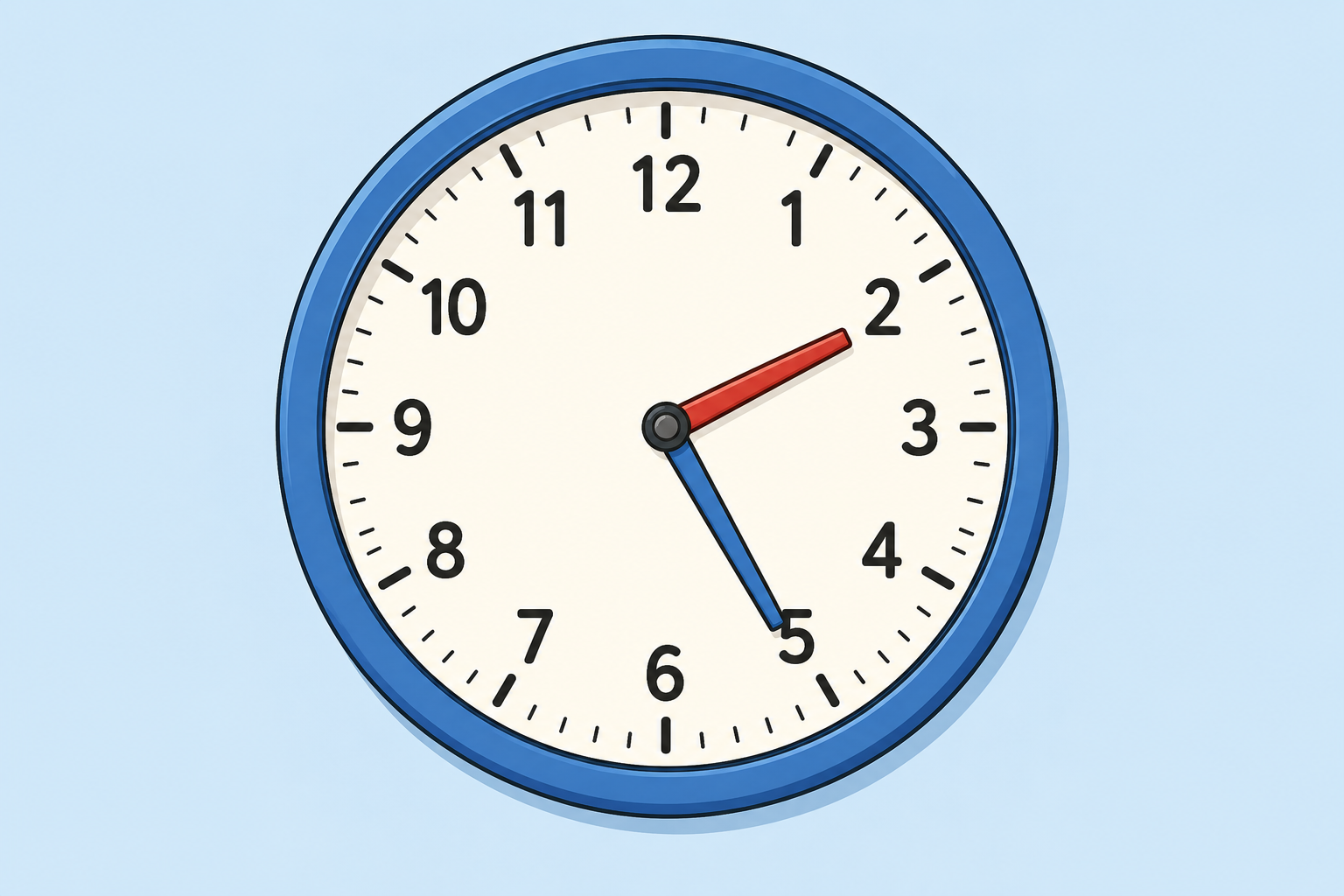 Two Clocks Showing Different Times